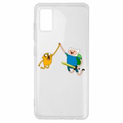 Чехол для Samsung A41 Джейк и Фин-PrintSalon Чехол для Samsung A41 Джейк и Фин