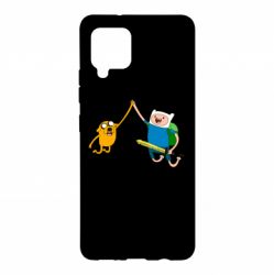 Чехол для Samsung A42 5G Джейк и Фин - PrintSalon