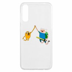 Чехол для Samsung A50 Джейк и Фин - PrintSalon