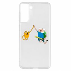 Чехол для Samsung S21+ Джейк и Фин - PrintSalon