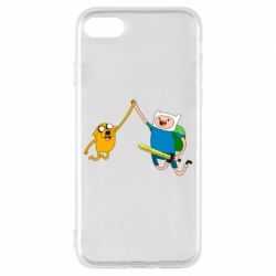 Чехол для iPhone 7 Джейк и Фин - PrintSalon