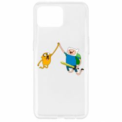 Чехол для Oppo Reno 4 Lite Джейк и Фин - PrintSalon