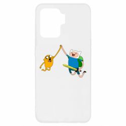 Чехол для Oppo Reno 5 Lite Джейк и Фин - PrintSalon