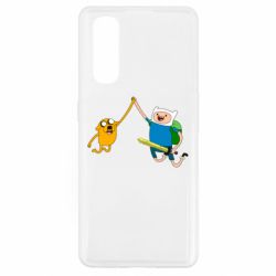 Чехол для Oppo Find X2 Джейк и Фин - PrintSalon
