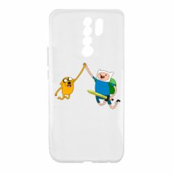 Чехол для Xiaomi Redmi 9 Джейк и Фин - PrintSalon