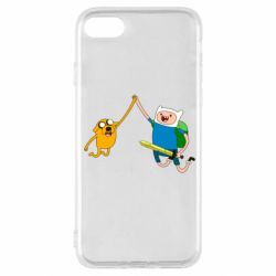 Чехол для iPhone SE 2022 Джейк и Фин - PrintSalon