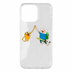 Чехол для iPhone 14 Pro Max Джейк и Фин - PrintSalon