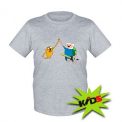 Детская футболка Джейк и Фин - PrintSalon