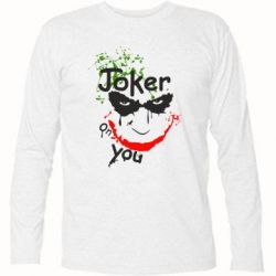 Футболка с длинным рукавом Джокер - PrintSalon