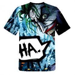 Мужская футболка 3D Джокер - PrintSalon