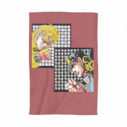 Полотенце с принтом Джостер и Дио - PrintSalon