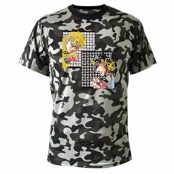 Камуфляжная футболка Джостер и Дио - PrintSalon