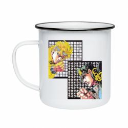 Кружка эмалированная Джостер и Дио - PrintSalon