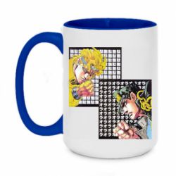 Чашка двухцветная 420ml Джостер и Дио