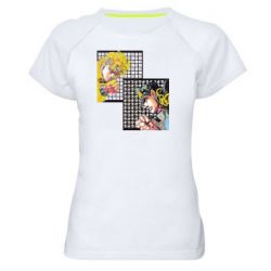 Женская футболка для спорта Джостер и Дио - PrintSalon