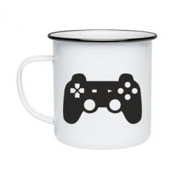 Кружка эмалированная Джойстик PS3 - PrintSalon