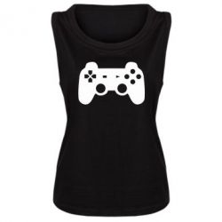 Женская майка Джойстик PS3 - PrintSalon