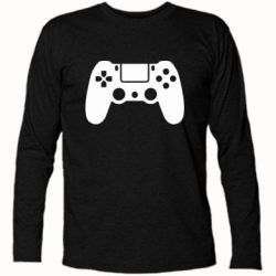 Футболка с длинным рукавом Джойстик PS4 - PrintSalon