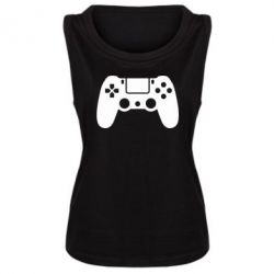 Женская майка Джойстик PS4 - PrintSalon