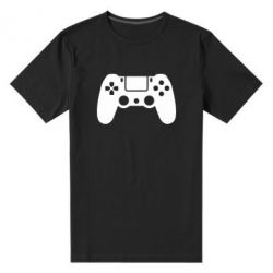 Мужская футболка премиум Джойстик PS4 - PrintSalon