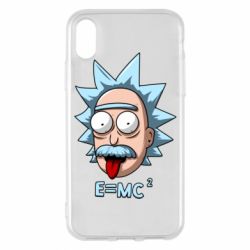 Чехол для iPhone X/Xs E=MC 2 - PrintSalon