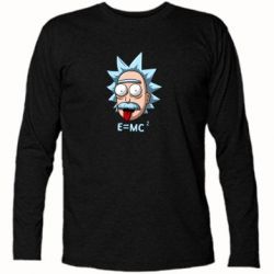 Футболка с длинным рукавом E=MC 2 - PrintSalon