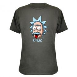 Камуфляжная футболка E=MC 2 - PrintSalon