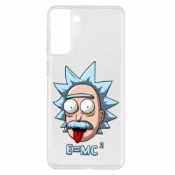 Чехол для Samsung S21+ E=MC 2 - PrintSalon