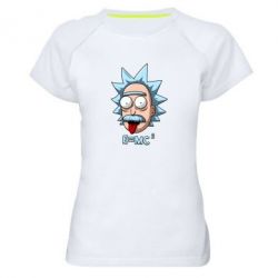 Женская футболка для спорта E=MC 2 - PrintSalon