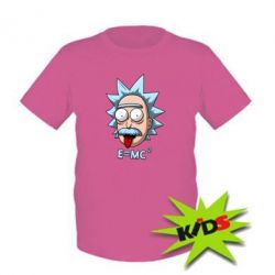 Детская футболка E=MC 2 - PrintSalon