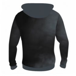 Мужское 3D худи Eagle and fog - PrintSalon