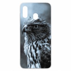 Чехол для Samsung A20 Eagle and fog - PrintSalon