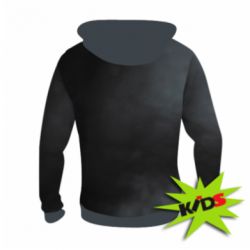 Детское 3D худи Eagle and fog - PrintSalon