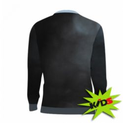 Детский 3D свитшот Eagle and fog - PrintSalon