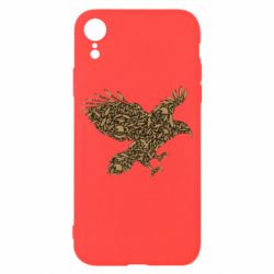 Чехол для iPhone XR Eagle feather - PrintSalon