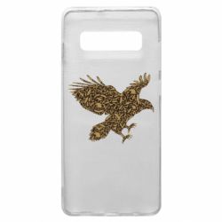 Чехол для Samsung S10+ Eagle feather - PrintSalon