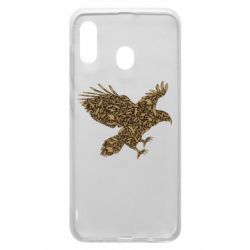 Чехол для Samsung A20 Eagle feather - PrintSalon