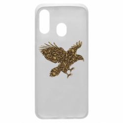 Чехол для Samsung A40 Eagle feather - PrintSalon