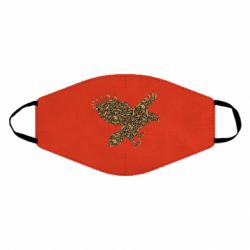 Маска многоразовая Eagle feather - PrintSalon