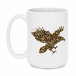 Чашка 420ml Eagle feather - PrintSalon
