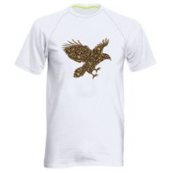 Мужская футболка для спорта Eagle feather - PrintSalon