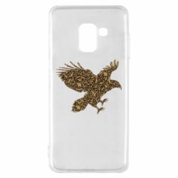 Чехол для Samsung A8 2018 Eagle feather - PrintSalon