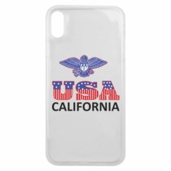 Чехол для iPhone Xs Max Eagle USA - PrintSalon