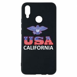 Чехол для Huawei P Smart Plus 2018 Eagle USA - PrintSalon