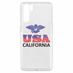 Чехол для Oppo A91/Reno3 Eagle USA - PrintSalon