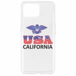Чехол для Oppo Reno 4 Lite Eagle USA - PrintSalon