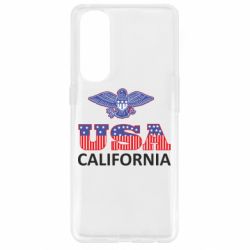 Чехол для Oppo Reno 4 Pro Eagle USA - PrintSalon