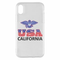 Чехол для iPhone X/Xs Eagle USA - PrintSalon