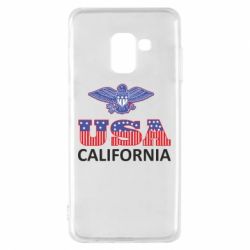Чехол для Samsung A8 2018 Eagle USA - PrintSalon