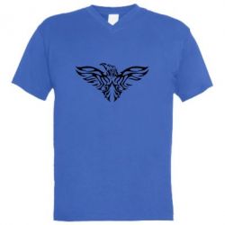 Чоловіча футболка з V-подібним вирізом Eagle - PrintSalon